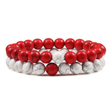 Load image into Gallery viewer, PULSERA DE CUENTAS DE OJO DE TIGRE Y LAVA NATURAL