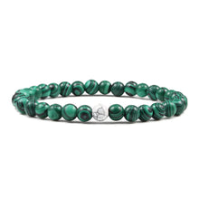 Load image into Gallery viewer, PULSERA DE CUENTAS DE OJO DE TIGRE Y LAVA NATURAL