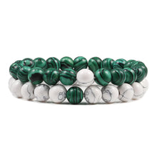 Load image into Gallery viewer, PULSERA DE CUENTAS DE OJO DE TIGRE Y LAVA NATURAL