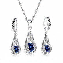 Load image into Gallery viewer, -CONJUNTO DE COLLAR Y ARETES PLATA 925