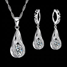 Load image into Gallery viewer, -CONJUNTO DE COLLAR Y ARETES PLATA 925