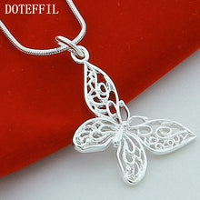 Cargar imagen en el visor de la galería, -COLGANTE MARIPOSA DE PLATA 925