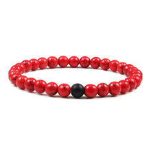 Load image into Gallery viewer, PULSERA DE CUENTAS DE OJO DE TIGRE Y LAVA NATURAL