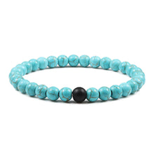 Load image into Gallery viewer, PULSERA DE CUENTAS DE OJO DE TIGRE Y LAVA NATURAL
