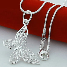 Cargar imagen en el visor de la galería, -COLGANTE MARIPOSA DE PLATA 925