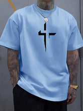 Cargar imagen en el visor de la galería, -CAMISETA UNISEX CRUZ,ALGODON
