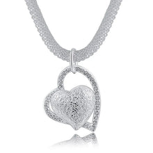 Cargar imagen en el visor de la galería, -COLLAR DE CORAZÓN PLATA 925
