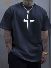 Cargar imagen en el visor de la galería, -CAMISETA UNISEX CRUZ,ALGODON