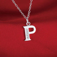 Cargar imagen en el visor de la galería, -COLGANTE DE LETRA PLATA 925