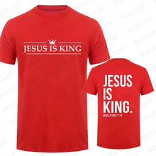 Cargar imagen en el visor de la galería, -CAMISETA HOMBRE JESÚS ES REY