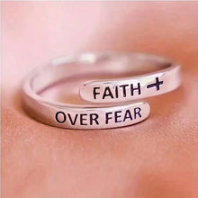 Cargar imagen en el visor de la galería, -ANILLO FAITH OVER FEAR