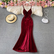 Cargar imagen en el visor de la galería, -VESTIDO SEXY ARTECIOPELADO