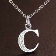 Cargar imagen en el visor de la galería, -COLGANTE DE LETRA PLATA 925
