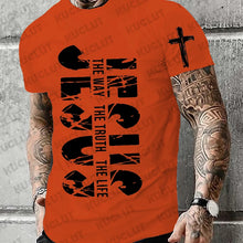 Cargar imagen en el visor de la galería, -CAMISETA JESÚS ES EL CAMINO,LA VERDAD Y LA VIDA
