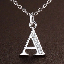 Cargar imagen en el visor de la galería, -COLGANTE DE LETRA PLATA 925
