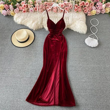 Cargar imagen en el visor de la galería, -VESTIDO SEXY ARTECIOPELADO