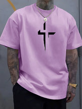 Cargar imagen en el visor de la galería, -CAMISETA UNISEX CRUZ,ALGODON