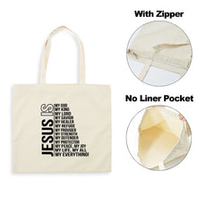 Cargar imagen en el visor de la galería, -BOLSO CANVA CON MENSAJE
