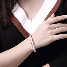 Load image into Gallery viewer, -BRAZALETE PLATA 925 MALLA

