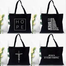 Cargar imagen en el visor de la galería, -BOLSO CANVA CON MENSAJE
