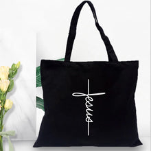 Cargar imagen en el visor de la galería, -BOLSO CANVA CON MENSAJE
