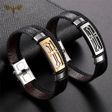 Load image into Gallery viewer, BRAZALETE DE CUERO
