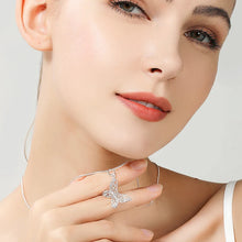 Cargar imagen en el visor de la galería, -COLGANTE MARIPOSA DE PLATA 925
