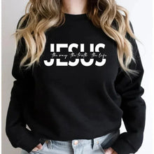 Cargar imagen en el visor de la galería, -SWEATSHIRT DE JESÚS UNISEX
