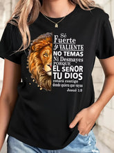 Load image into Gallery viewer, -CAMISETA MUJER SÉ FUERTE Y VALIENTE
