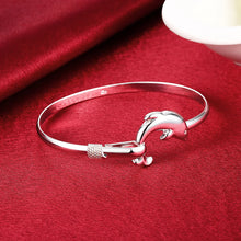 Cargar imagen en el visor de la galería, -BRAZALETE PLATA 925 DELPHIN
