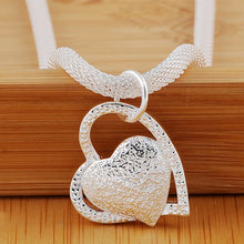 Cargar imagen en el visor de la galería, -COLLAR DE CORAZÓN PLATA 925
