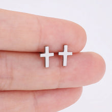 Cargar imagen en el visor de la galería, -ARETES DE CRUZ

