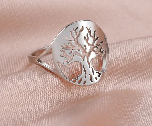ANILLO ACERO INOXIDABLE ÁRBOL DE LA VIDA