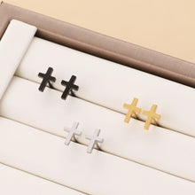 Cargar imagen en el visor de la galería, -ARETES DE CRUZ

