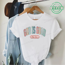 Cargar imagen en el visor de la galería, -CAMISETA DIOS ES BUENO
