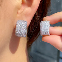 Cargar imagen en el visor de la galería, -ARETES CON ZIRCONIA
