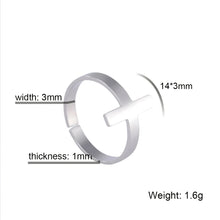 Cargar imagen en el visor de la galería, -ANILLO CON CRUZ
