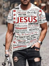 Cargar imagen en el visor de la galería, -CAMISETA JESUS 3D
