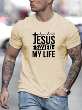 Cargar imagen en el visor de la galería, -CAMISETA HOMBRE JESUS SAVED MY LIFE
