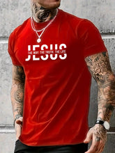 Cargar imagen en el visor de la galería, -CAMISETA HOMBRE JESUS ES EL CAMINO,LA VERDAD Y LA VIDA.
