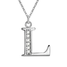 Cargar imagen en el visor de la galería, -COLGANTE DE LETRA PLATA 925
