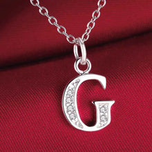 Cargar imagen en el visor de la galería, -COLGANTE DE LETRA PLATA 925
