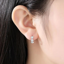 Load image into Gallery viewer, -ARETES PLATA 925 FLORES
