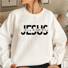 Cargar imagen en el visor de la galería, -SWEATSHIRT DE JESÚS UNISEX
