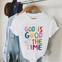 Cargar imagen en el visor de la galería, -CAMISETA DIOS ES BUENO
