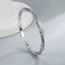Cargar imagen en el visor de la galería, -BRAZALETE PLATA 925 CON DIBUJOS GEOMETRICOS
