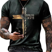 Cargar imagen en el visor de la galería, -CAMISETA HOMBRE DE CRUZ,AMERICA Y PARA PAPA
