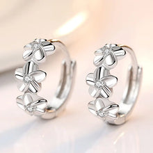 Load image into Gallery viewer, -ARETES PLATA 925 FLORES
