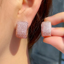 Cargar imagen en el visor de la galería, -ARETES CON ZIRCONIA
