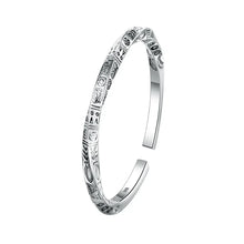Cargar imagen en el visor de la galería, -BRAZALETE PLATA 925 CON DIBUJOS GEOMETRICOS
